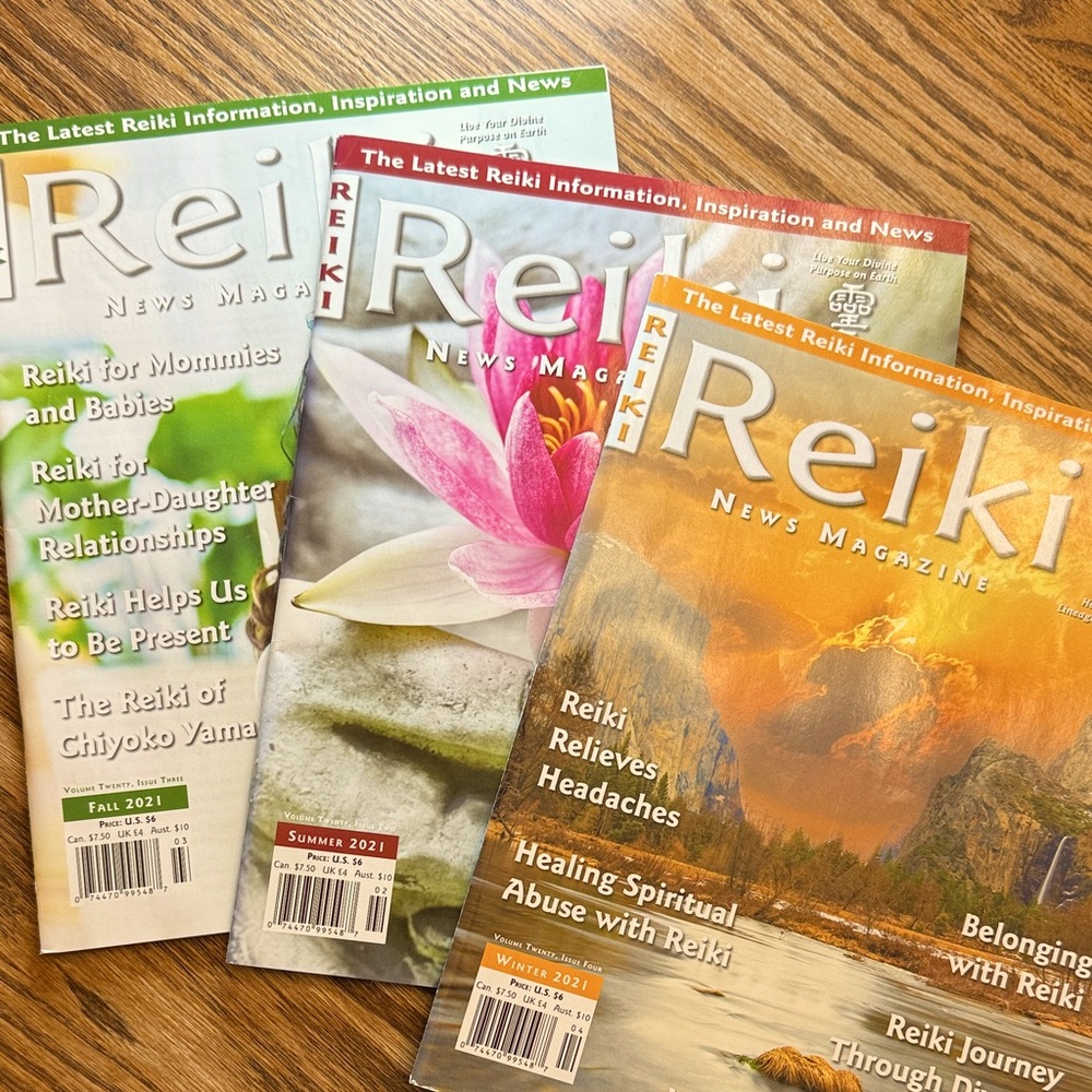 REIKI 2021 “Reiki News Magazine” - Winter, Summer & Fall editions